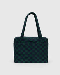 Baggu Cloud Carry On Small - Navy Green Check