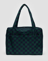 Baggu Cloud Carry On - Navy Green Check