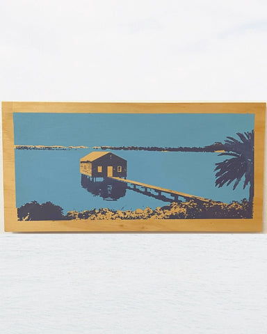 Blue Lawn Designs Plywood - Boat House on Swan