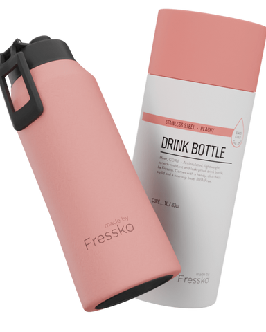 Fressko Core Drink Bottle 1lt Peachy