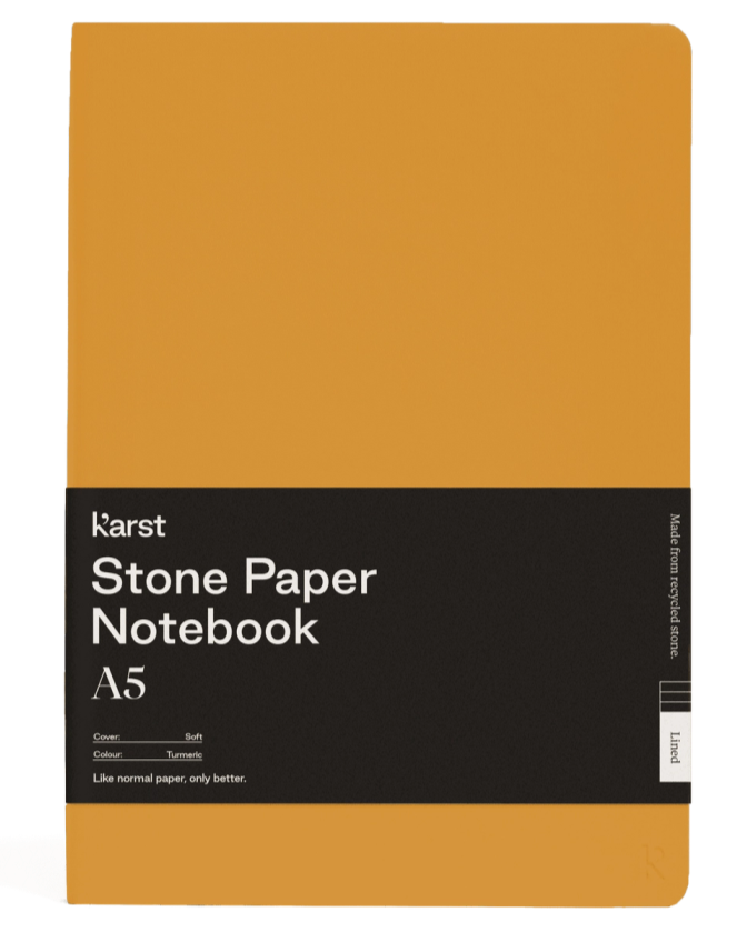 Karst - Soft Cover Notebook - Lined - Turmeric