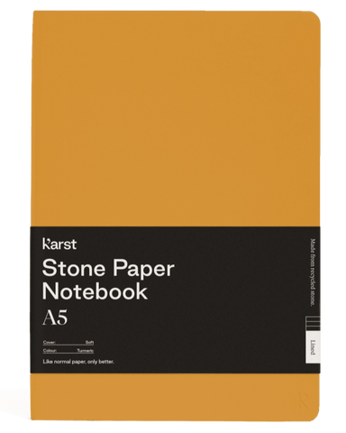 Karst - Soft Cover Notebook - Lined - Turmeric