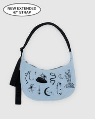 Baggu Crescent Bag - Embroidered Ballet Icons