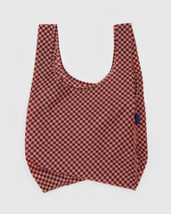 Baggu Reusable Bag - Pink Brown Check