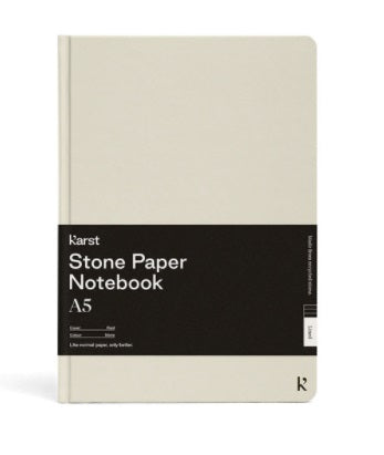 Karst - Hard Cover Notebook - Plain / Blank - Stone