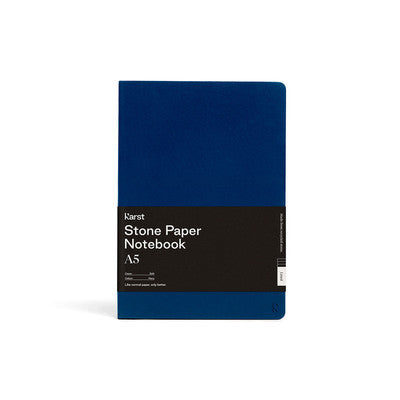 Karst - Soft Cover Notebook - Square Grid - Navy